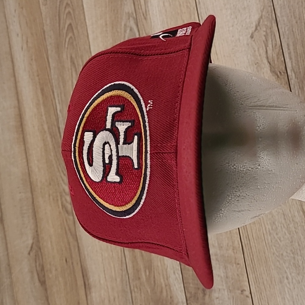 SAN FRANCISCO 49ERS Sports Specialties Red NFL Snapback Cap Hat 90s VTG RARE